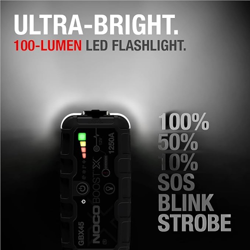 NOCO Boost X GBX45 1250A 12V UltraSafe Portable Lithium Jump Starter