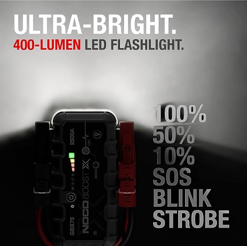 NOCO Boost X GBX75 2500A 12V UltraSafe Portable Lithium Jump Starter