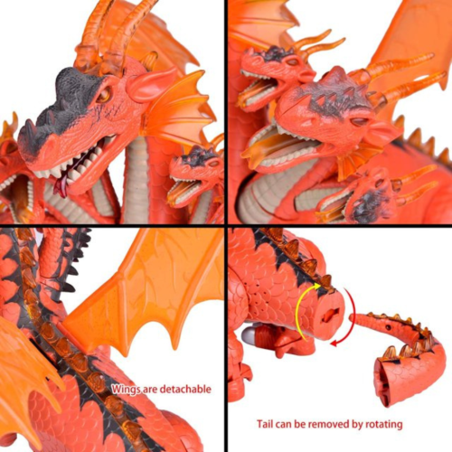 Fun Little Toys F-366 7 Headed Dragon With Light & Sound