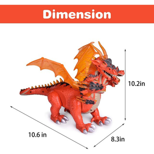 Fun Little Toys F-366 7 Headed Dragon With Light & Sound