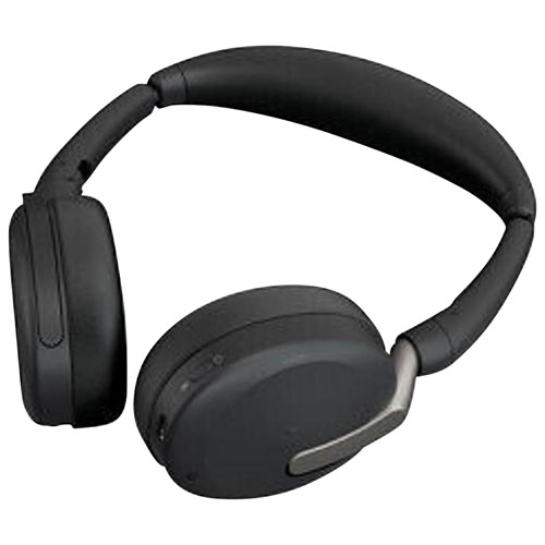 Jabra Evolve2 65 Flex On-Ear Noise Cancelling Bluetooth Headphones - Black
