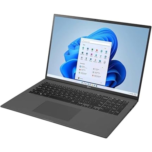 LG Gram 17Z90Q Ultra-Lightweight Laptop, 17" IPS WQXGA Display, Intel Evo i7-1260P Processor, 16GB 5200MHz DDR5 RAM, 512GB NVMe M.2 SSD, Wi-Fi 6E, 2X