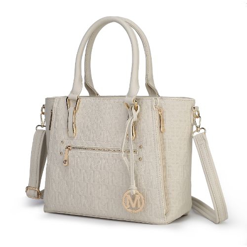 MKF Collection Cairo M Signature Satchel Handbag Multi Pockets by Mia K