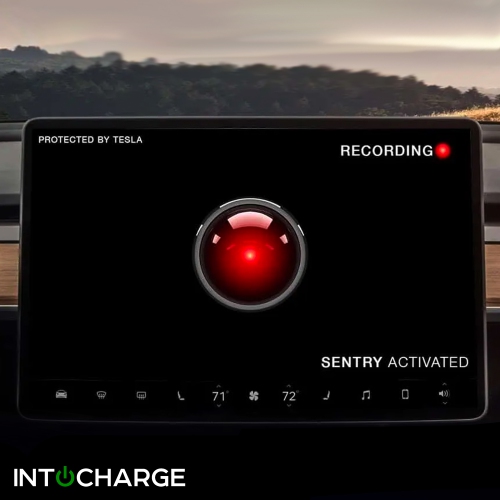 Clé USB 128 Go préconfigurée d'IntoCharge pour caméra de tableau de bord Tesla et mode Sentry compatible avec les modèles 3/y/S/X.