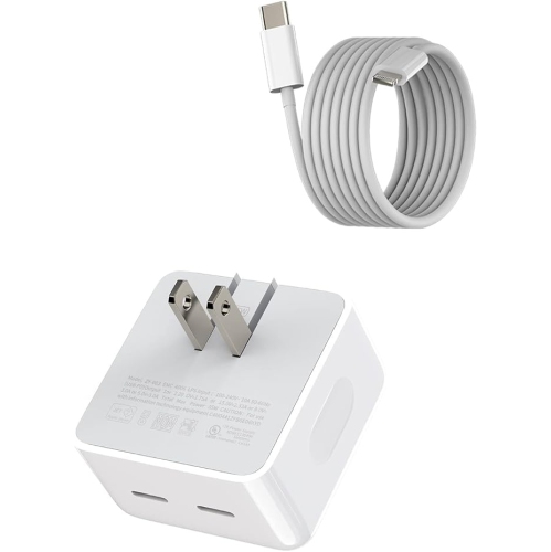 Apple MFi CERT] iPhone 15 pro max 15 PLUS Fast Charger 35W Dual USB-C Wall  Charger Block, Compact Power Adapter, PD 3.0​​​​ for iPhone Macbook iPad  Samsung + Cable USB-C