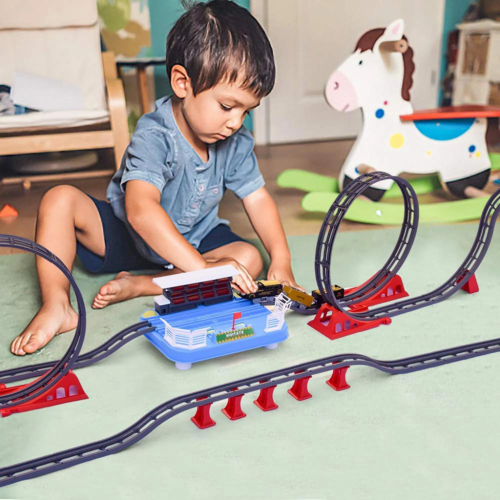 Fun Little Toys F-532 78 Pcs The Train On Track To The Ancient Era