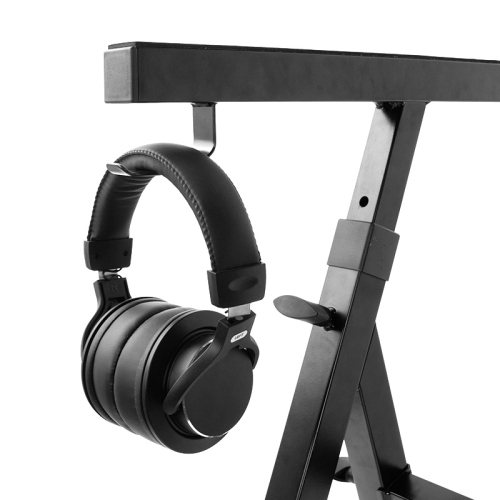 Duramex Heavy Duty Z-Style Keyboard Stand with 360° Swivel wheels 2 with Lock 23.6-35.4" / 60-90cm Adjustable Height and 23.2-40.6" / 59-103cm