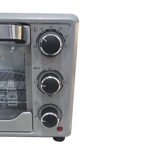 Toastess - Toaster Oven and Air Fryer, 6 Slice Capacity, Adjustable Temperature, Stainless Steel