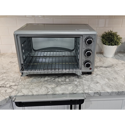 Toastess - Toaster Oven and Air Fryer, 6 Slice Capacity, Adjustable Temperature, Stainless Steel