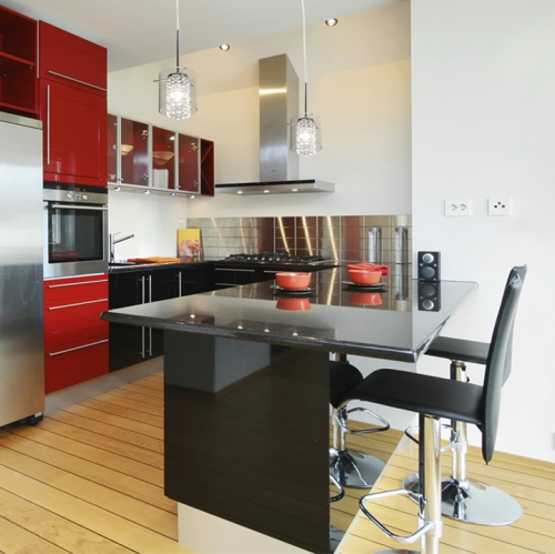 BAZZ 2 Pack Pendants with Clear Round Glass Shades and Glass Beads, Ceiling Light Fixture Bulbs Included, PR3811EL