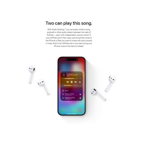 Apple AirPods (2nd Generation) with charging case by APPLE - Refurbished condition - Image 5