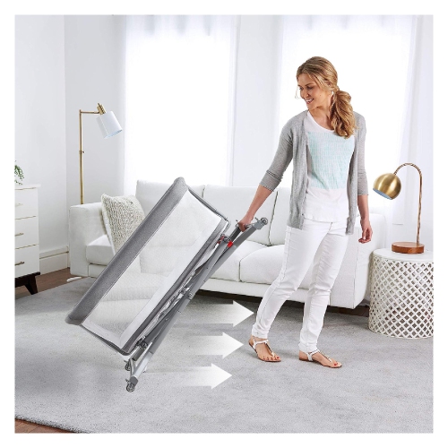 Borncerella bassinets model b 2 in 1 for newborn baby, gray