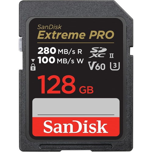 SanDisk Extreme PRO 128GB SDXC UHS-II SD Card SDSDXEP-128G