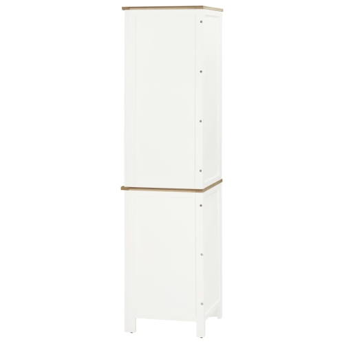 vidaXL Corner Cabinet 59x36x180 cm Solid Oak Wood