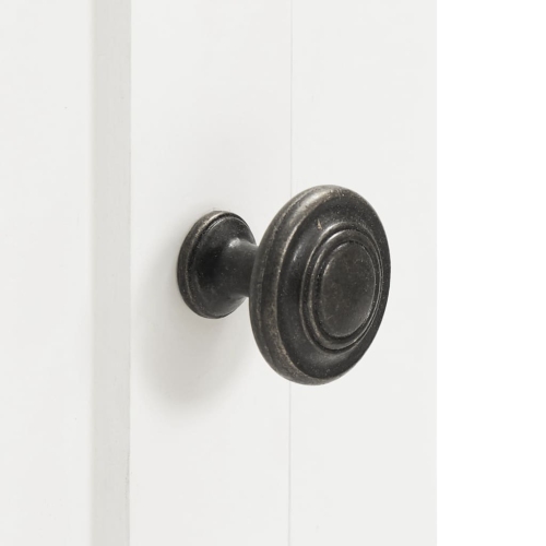 vidaXL Corner Cabinet 59x36x180 cm Solid Oak Wood