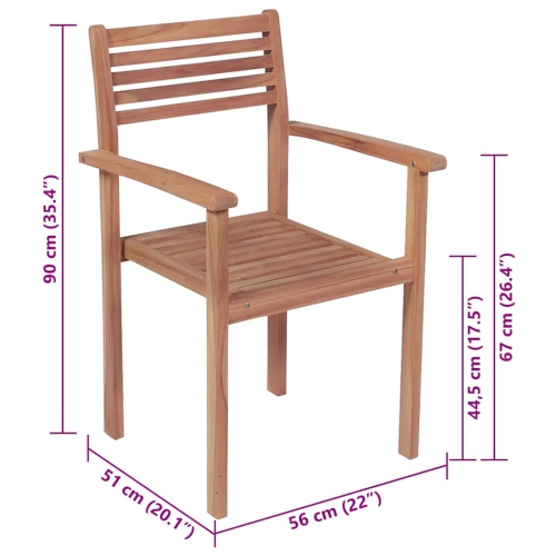 vidaXL Garden Chairs 2 pcs with Taupe Cushions Solid Teak Wood