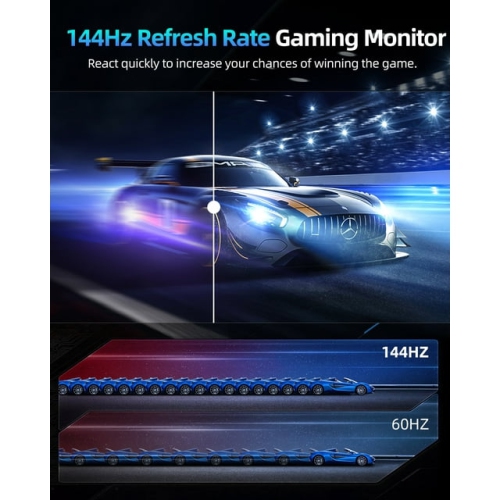 UPERFECT 144HZ Portable Gaming Monitor, 18" 2K 2560x1600P QHD 100% DCI-P3 Screen