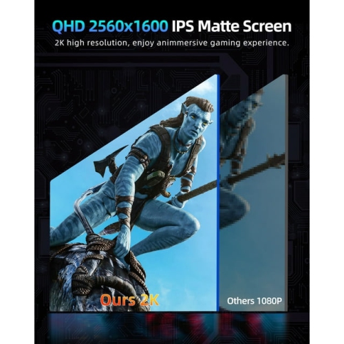 UPERFECT 144HZ Portable Gaming Monitor, 18" 2K 2560x1600P QHD 100% DCI-P3 Screen