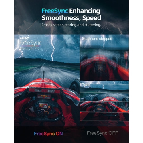 UPERFECT 144HZ Portable Gaming Monitor, 18" 2K 2560x1600P QHD 100% DCI-P3 Screen