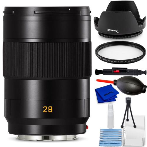 LEICA  Apo-Summicron-Sl 28MM F/2 Asph Lens 11183 - 7PC Accessory Bundle