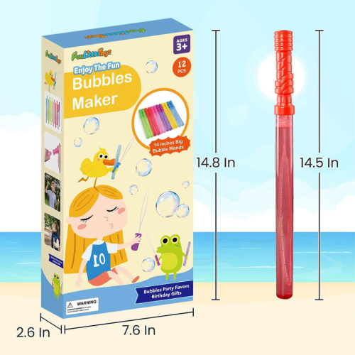 Fun Little Toys F-05 12Pcs Bubble Marker