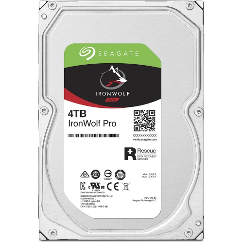 Seagate IronWolf Pro 4TB Enterprise NAS Internal HDD Hard Drive – CMR 3.5 Inch SATA 6Gb/s 7200 RPM 256MB Cache for RAID Network Attached Storage - FFP