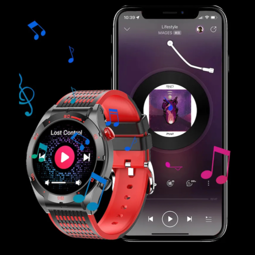 TUTT Sport Smartwatch AMOLED Screen Titanium Alloy BT Call AI Voice | Activity Fitness Tracker Smart Watch for Men Women