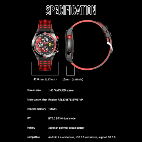 TUTT Sport Smartwatch AMOLED Screen Titanium Alloy BT Call AI Voice | Activity Fitness Tracker Smart Watch for Men Women