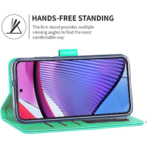 XCRS Folio Magnetic Wallet Cover, PU Leather Pouch with Card Slot and Stand Case for Motorola Moto G Stylus 5G (2023).