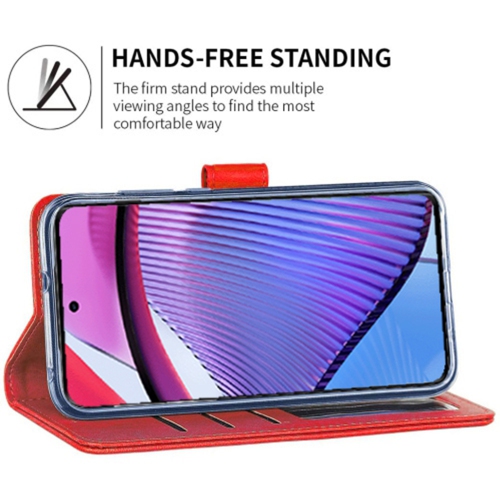 XCRS Folio Magnetic Wallet Cover, PU Leather Pouch with Card Slot and Stand Case for Motorola Moto G Stylus 5G (2023).