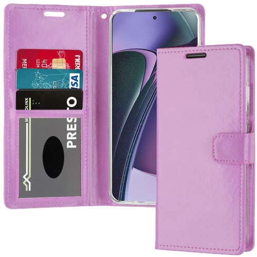 Image 1 de 4.. XCRS – Étui portefeuille magnétique, pochette en cuir de polyuréthane avec fente pour carte et support pour Motorola Moto G Stylus 5G (2023).