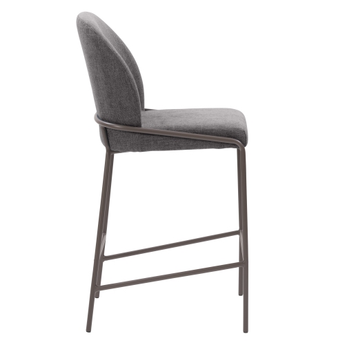 Tabouret de bar gris foncé à hauteur de comptoir Blakeley de CorLiving
