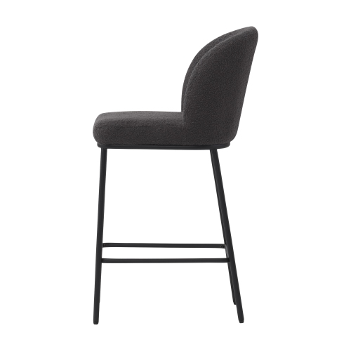 CorLiving Luxury Boucle Bar Stools, Set of 2