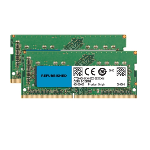 Refurbished Ram DDR4 2133 MHz SODIMM Memory Modules for Intel and AMD laptops, small form factor PCs, and Intel NUC kits.