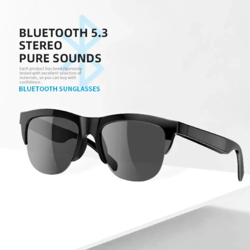 TUTT F6 Bluetooth Smart Sunglasses | Microphone | TR90 Frame | HD UV Protection Wireless Call & Music | Anti Blue Ray | Touch Control | Blue Ray Test