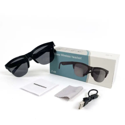 TUTT F6 Bluetooth Smart Sunglasses | Microphone | TR90 Frame | HD UV Protection Wireless Call & Music | Anti Blue Ray | Touch Control | Blue Ray Test