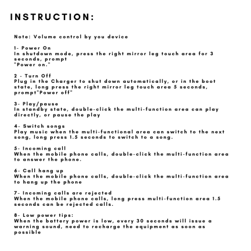 TUTT F6 Bluetooth Smart Sunglasses | Microphone | TR90 Frame | HD UV Protection Wireless Call & Music | Anti Blue Ray | Touch Control | Blue Ray Test