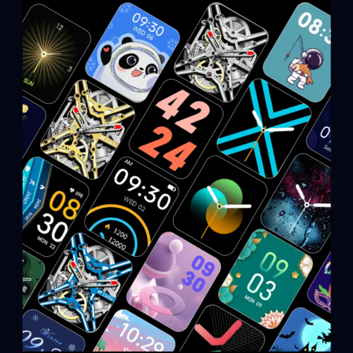 TUTT Smartwatch for Men Women Activity Fitness Tracker Pedometer 1.9" HD Screen | AI Voice | IP67 Waterproof | Health and Sleep Monitoring 128 Memory