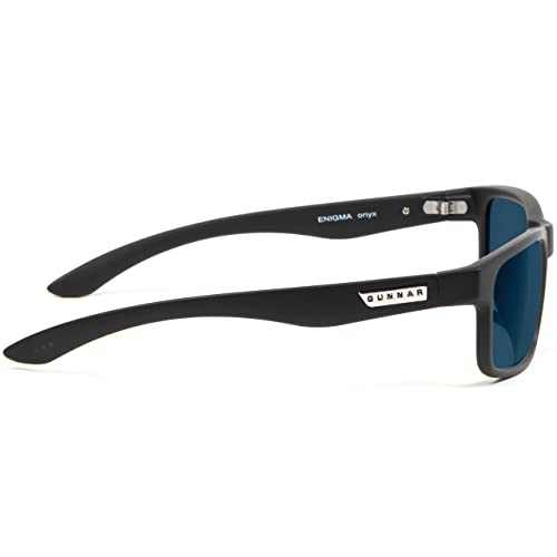 Blue Light Blocking Sunglasses |Enigma/Onyx by | 90% Blue Light & Sun Protection, Non-Polarized Sunglasses