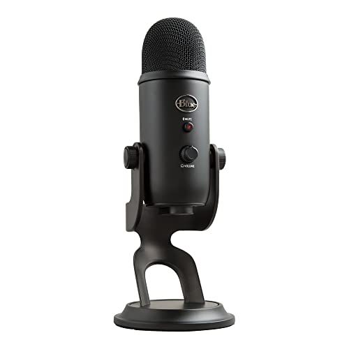Microphone USB Yeti de Blue pour PC, baladoémissions, jeux, diffusion en continu, studio interruption du microphone pour ordinateur