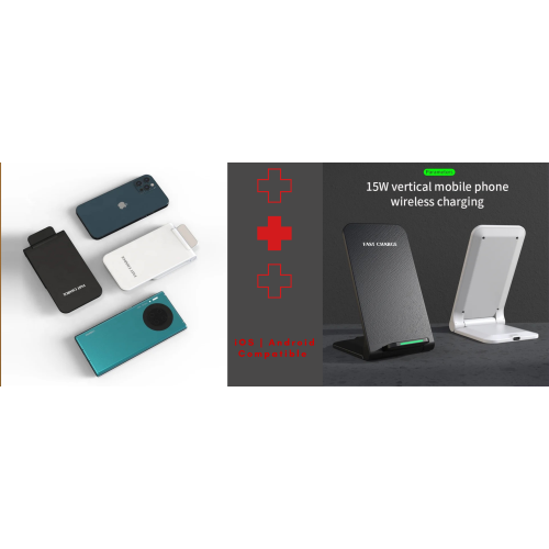 TUTT 15W Wireless Foldable Charger Stand Pad Compatible with iPhone 14/13/12/SE 2020/11/XS Max/XR/X/8 Plus, Galaxy S23/S22/S21/S20/S10/S9/ Type-C +
