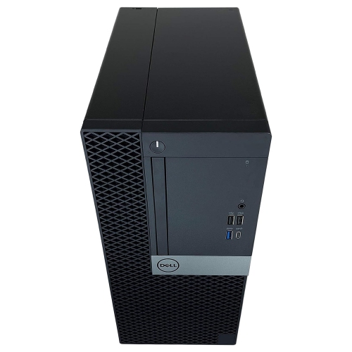 Refurbished - Desktop PC Dell OptiPlex Tower Business Computer (Intel i7 Hexa-core 8th GEN/ 1TB NVMe SSD/ 32GB RAM/ Windows 11 Pro) Gaming Keyboard