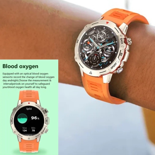 TUTT H9 Men Outdoor Sport Smart Watch with Speaker Activity Fitness Tracker SmartWatch Health Stress & Sleep Monitoring | 128 Memory | AI Voice IP67