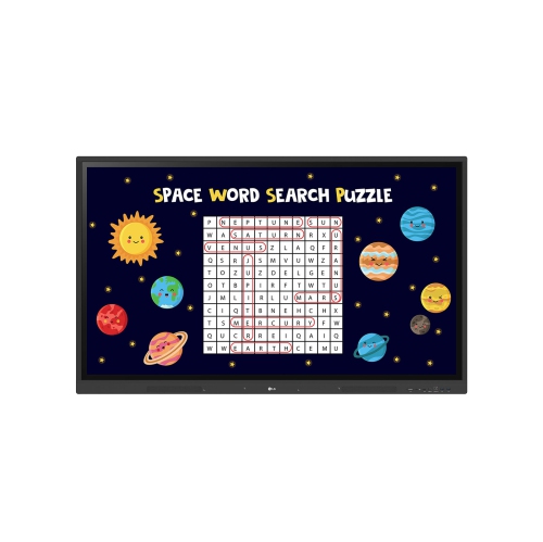 LG 55” IPS UHD Multi Touch CreateBoard™ with Android 13 EDLA, Wireless & Bluetooth, Built-in whiteboarding software