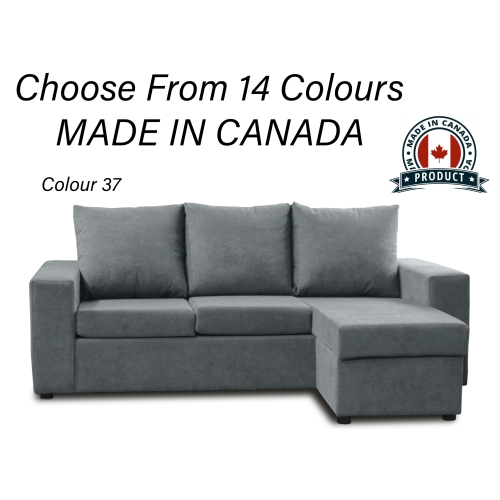 INFINITE IMPORTS  – Promo Reversible Sectional With Chaise - Choose From Many Colors - Made In Canada