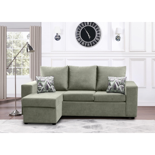 Infinite Imports – Promo Reversible Sectional With Chaise - Choose From Many Colors - Made In Canada