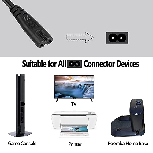 Cordon d'alimentation c.a. de rechange à 2 broches; Câble d'alimentation [certifié UL]