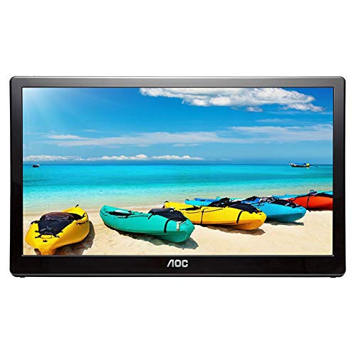 I1659FWUX 15.6in USB-Powered Portable Monitor, Full HD 1920x1080 IPS, Built-in Stand, VESA