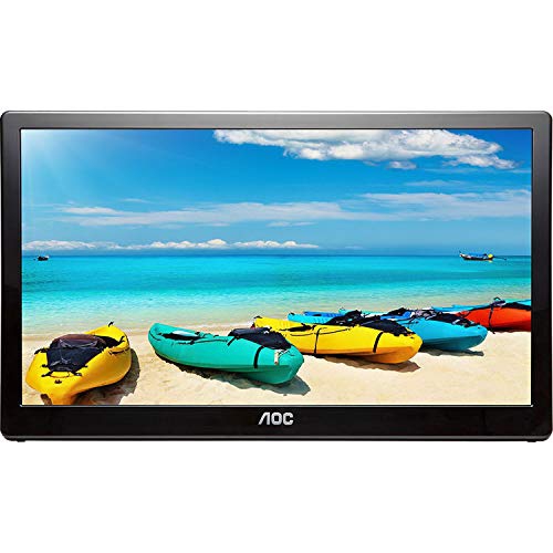 I1659FWUX 15.6in USB-Powered Portable Monitor, Full HD 1920x1080 IPS, Built-in Stand, VESA