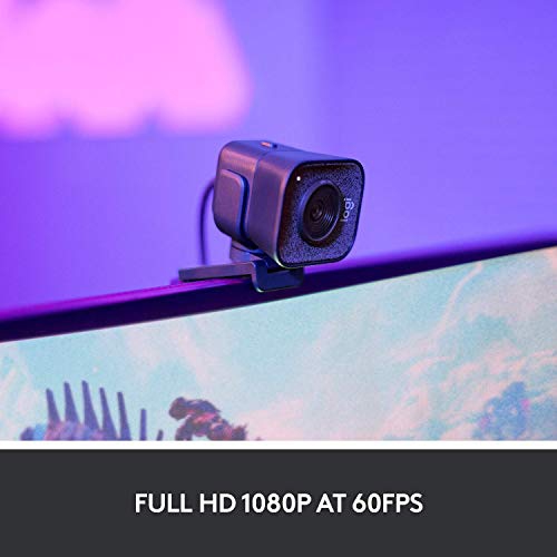 Caméra Web HD 1080P StreamCam Graphite pour diffusion en continu 60 images/s